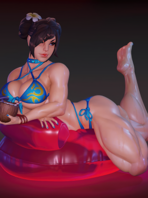 Chun Li 3D Model