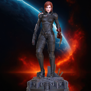 Commander FemShep 3D Model