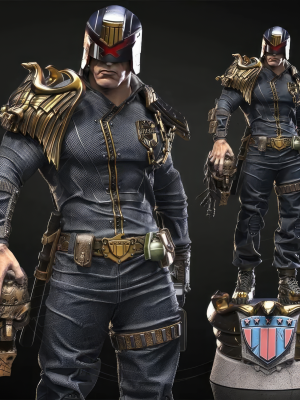 Judge Dredd 3D Model