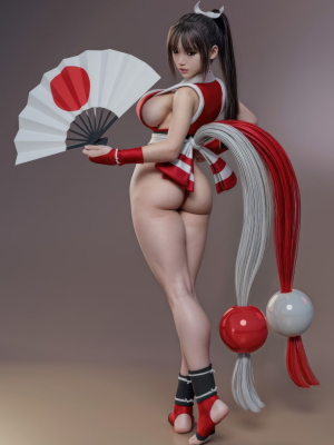 Mai Shiranui 3D Model