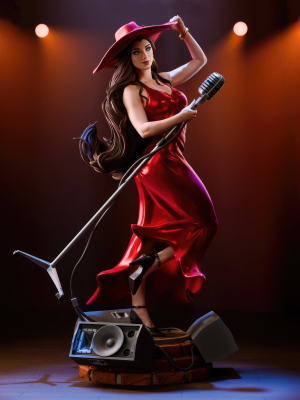 Pauline Super Mario Odyssey 3D Model