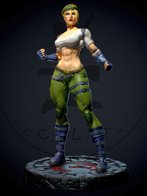 Sonya Blade 3D Model