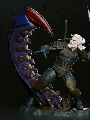 The Witcher 3D Model