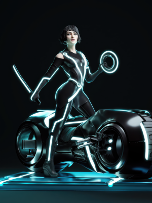 Tron Quorra 3D Model