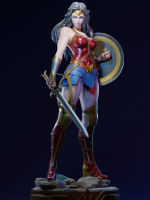 Wonder Woman 3D Model