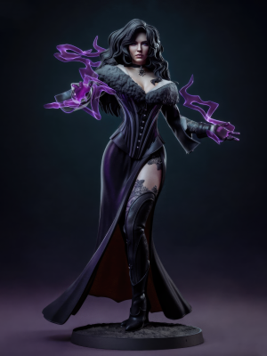 Yennefer The Witcher 3D Model