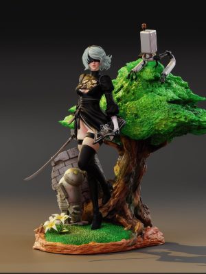 2B Nier Automata 3D Model