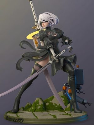 2b Nier Automata 3D Model