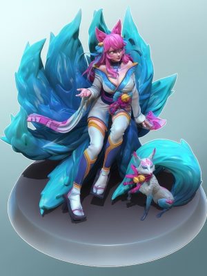 Ahri From League of Legend 3D Model