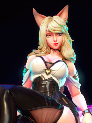 Ahri League of Legends 3D Model