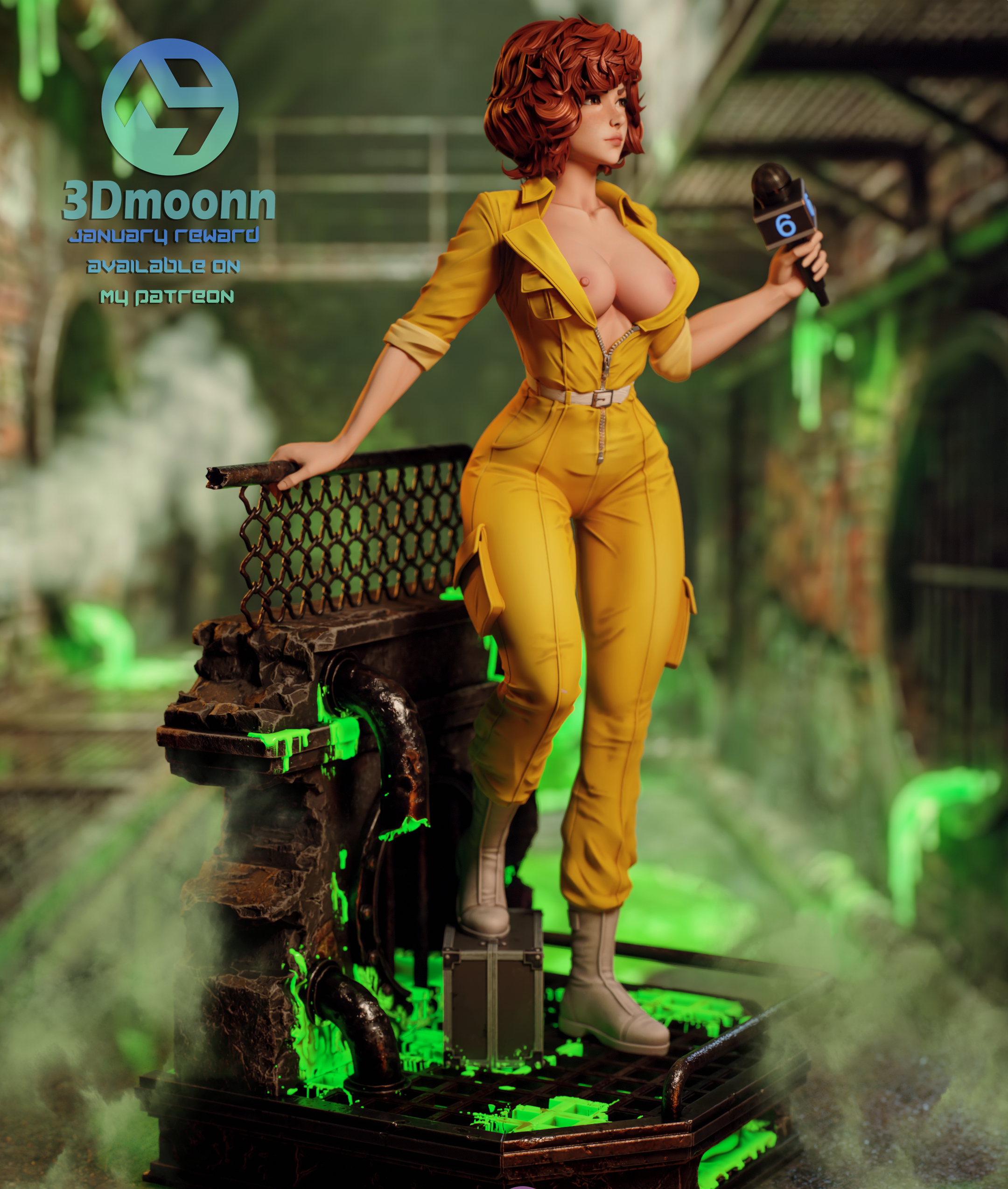 April O'Neil 3D Model — изображение 3