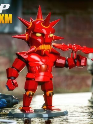 Armoured Mon Star Chibi 3D Model