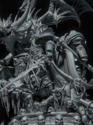 Arthas Lich King 3D Model