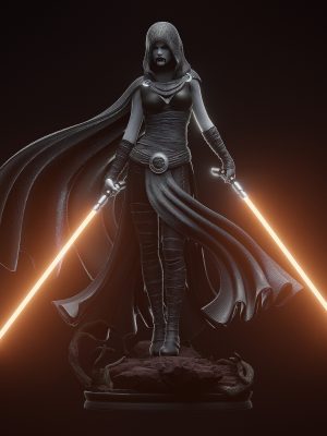 Asajj Ventress 3D Model