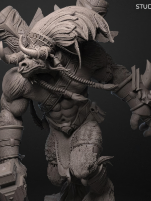 Baine Bloodhoof 3D Model