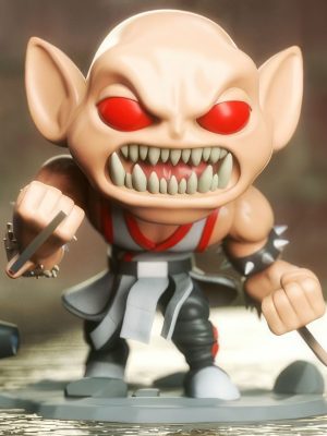 Baraka Chibi 3D Model