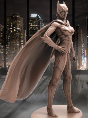 Batgirl 3D Model
