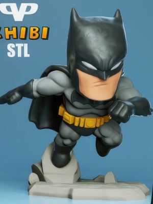 Batman Chibi 3D Model