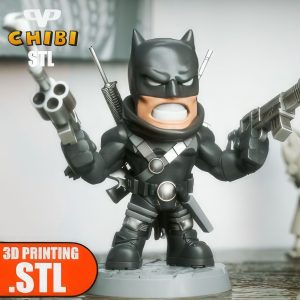 Batman Grim Knight Chibi 3D Model