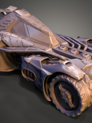 Batmobile 3D Model
