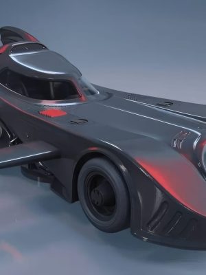 Batmobile 1989 3D Model