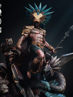 Black Panther and Namor 3D Model