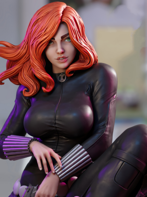 Black Widow 3D Model