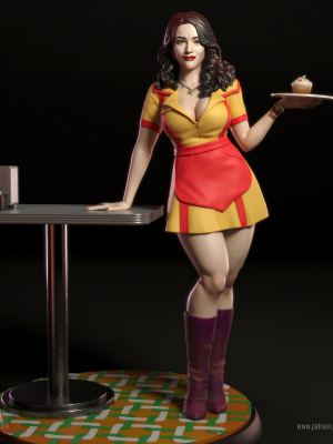 Broke Girls 3D Model