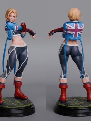 Cammy Street Fighter 3D Model
