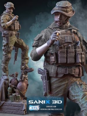 Captain Price 3D Model