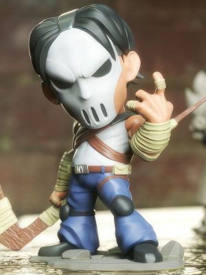 Casey Jones Chibi 3D Model