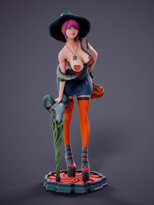 Chagarin Halloween Witch A 3D Model