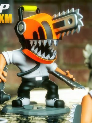 Chainsaw Man Chibi2 3D Model