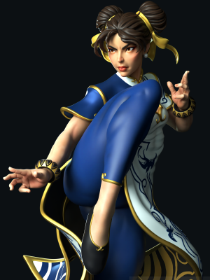 Chun Li 3D Model
