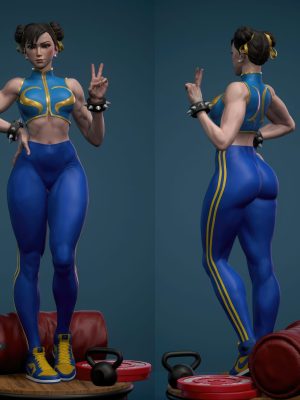 Chun Li 3D Model