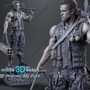Commando 3D Model