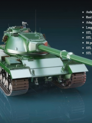 Conqueror Tank 3D Model