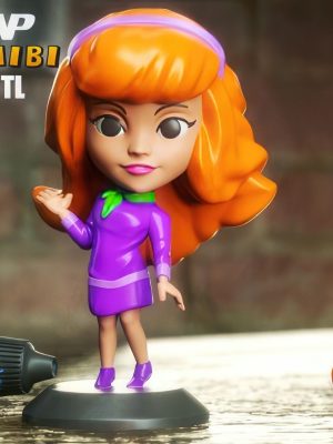 Daphne Chibi 3D Model