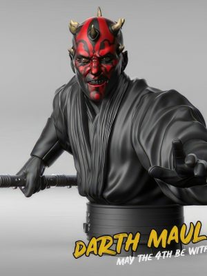 Darth Maul Bust 3D Model