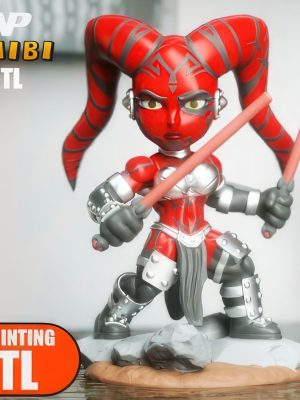 Darth Talon Chibi 3D Model