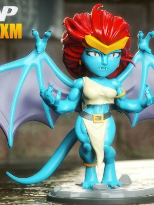 Demona Chibi 3D Model