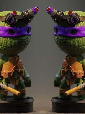 Donatello Chibi 3D Model