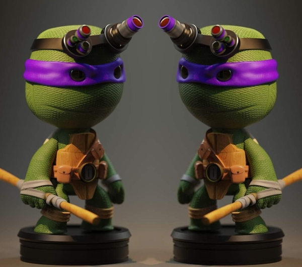 Donatello Chibi 3D Model