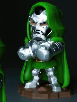 Dr.Doom Chibi 3D Model