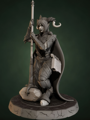 Draenei Yrel 3D Model