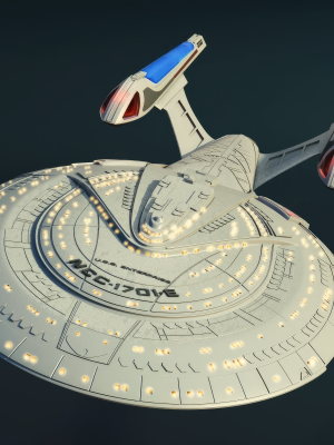 Enterprise NCC 1701 E 3D Model