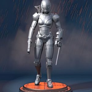 Female Shepard 3D Model