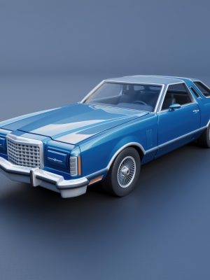 Ford Thunderbird 1977 3D Model