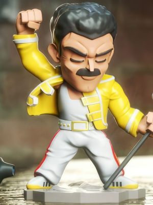 Freddie Mercury Chibi 3D Model