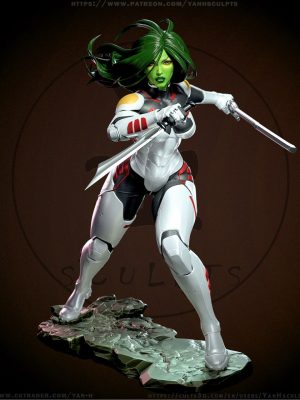 Gamora 3D Model